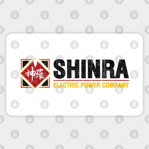 Shinra Electric Power Company (Variant) Magnet by huckblade